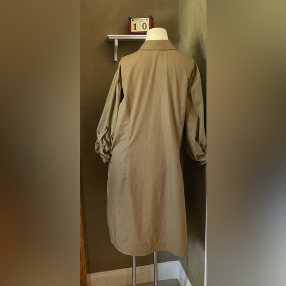 Merona  khaki brown utility shirt dress size XXL button down 100% cotton - Picture 3 of 10